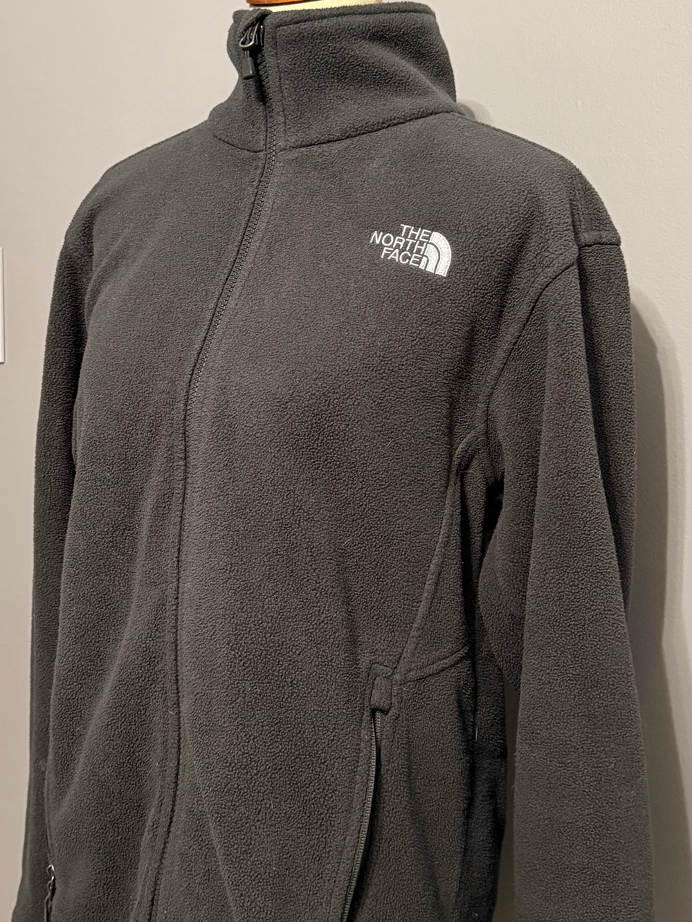 The North Face Women's Gray Full-Zip Fleece Jacket